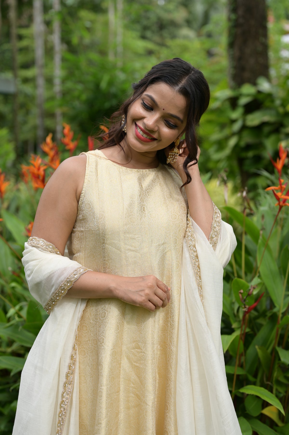 PREMIUM BROCADE ANARKALI - RUAA004