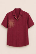 Golden Floral Shirt