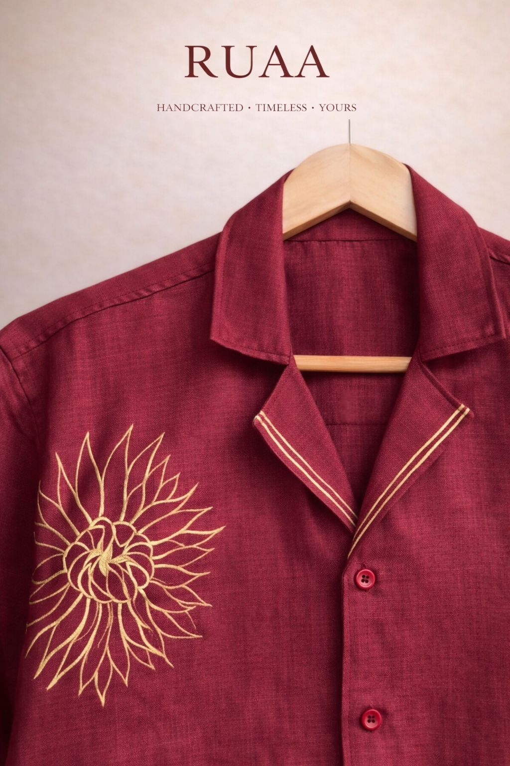 Golden Floral Shirt