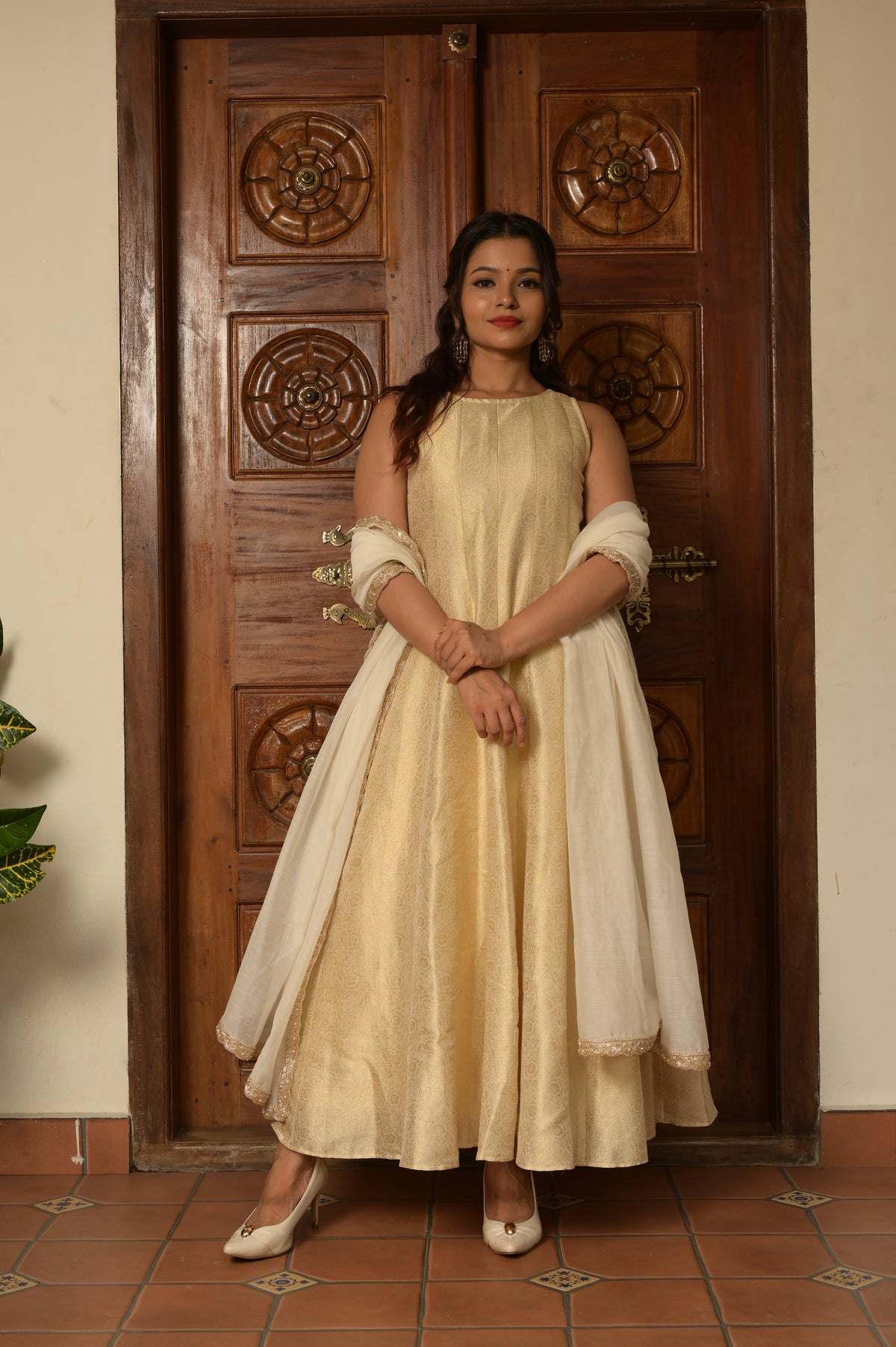 PREMIUM BROCADE ANARKALI - RUAA004